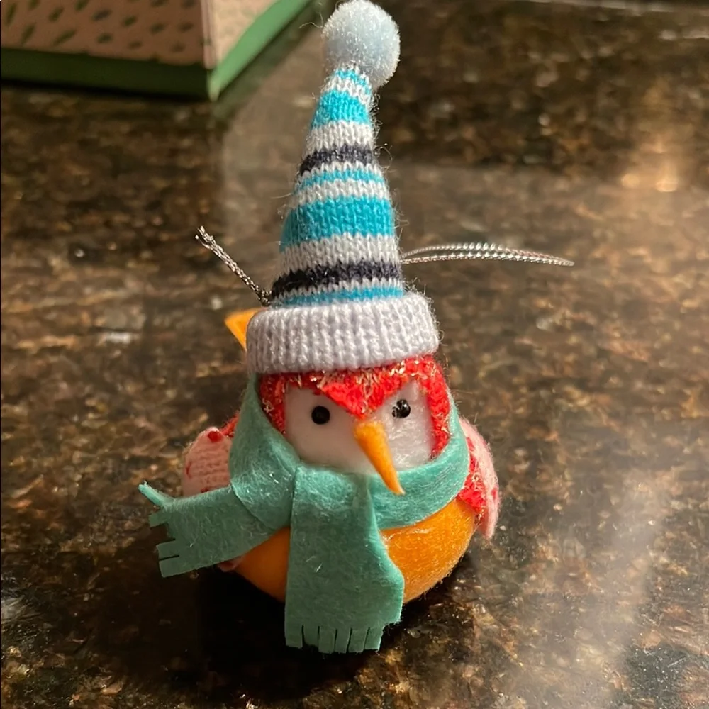 Target 2024 Festive Bird Ornament with Hat and Scarf